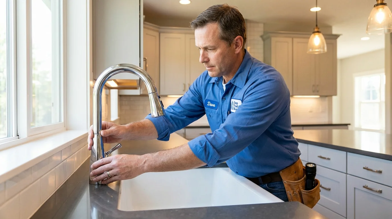 Kitchen faucet installation by Johns Plumbing LLC in Cottonwood